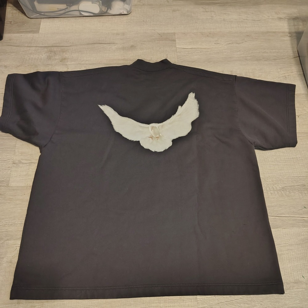 Yeezy Gap YZY Dove No Seam Tee Black XL Oversized SweatShirt oversized